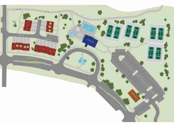 Suwanee GA Townhomes Site Plan Enclave At Suwanee Station